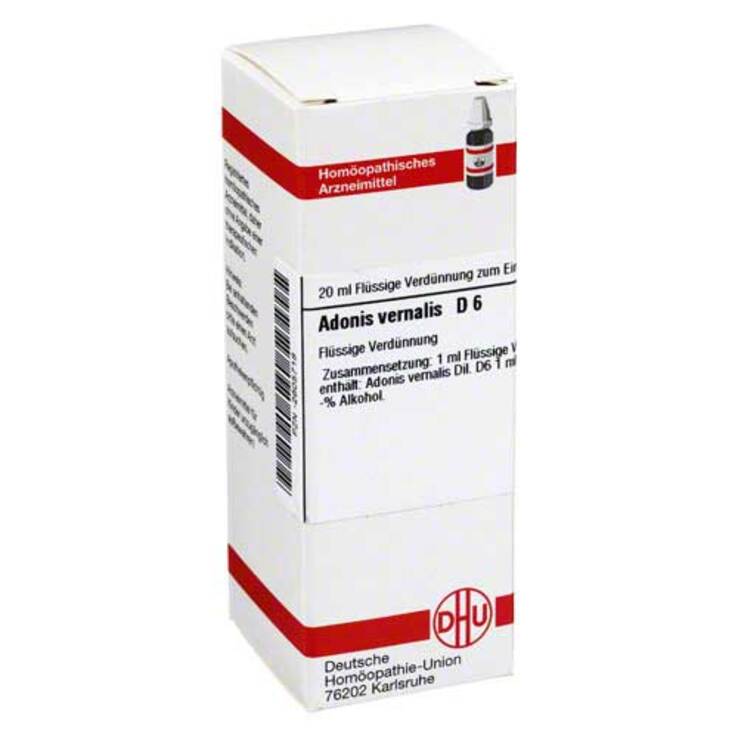 DHU Adonis vernalis D 6 Dilution, 20 ml