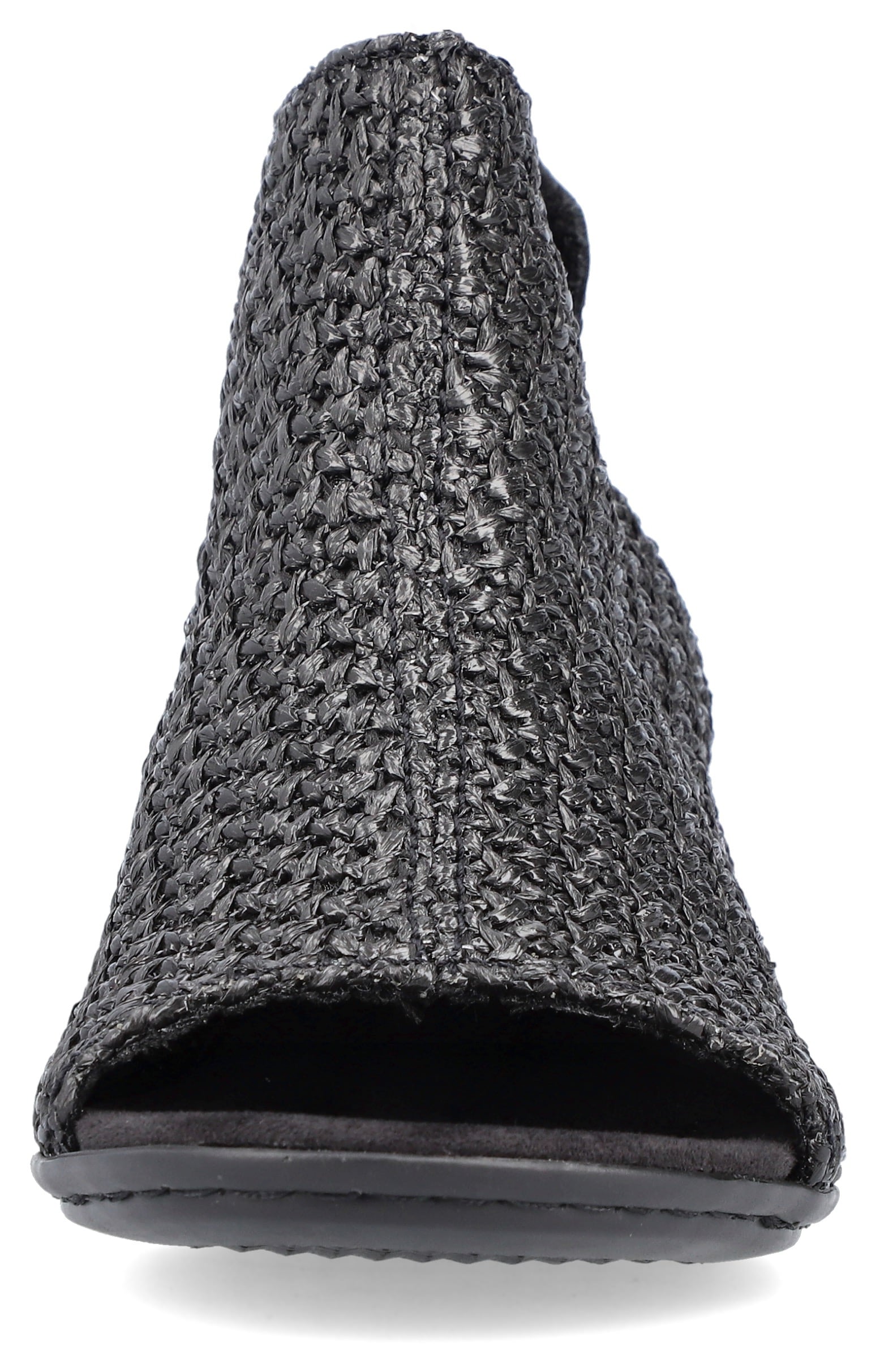 Rieker Sandalette  , Sommerschuh, Sandalette, Blockabsatz, in modischer Flecht-Optik