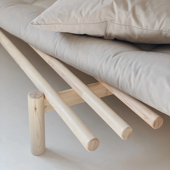 Karup Design - Pace Daybed, Kiefer natur / olivgrün