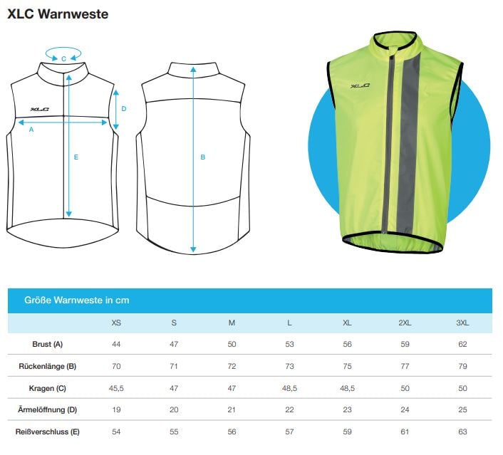 XLC Reflective Vest<br> Unisex sykkel vest