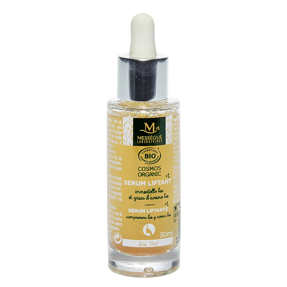 Sérum liftant certifié bio, flacon de 30 ml