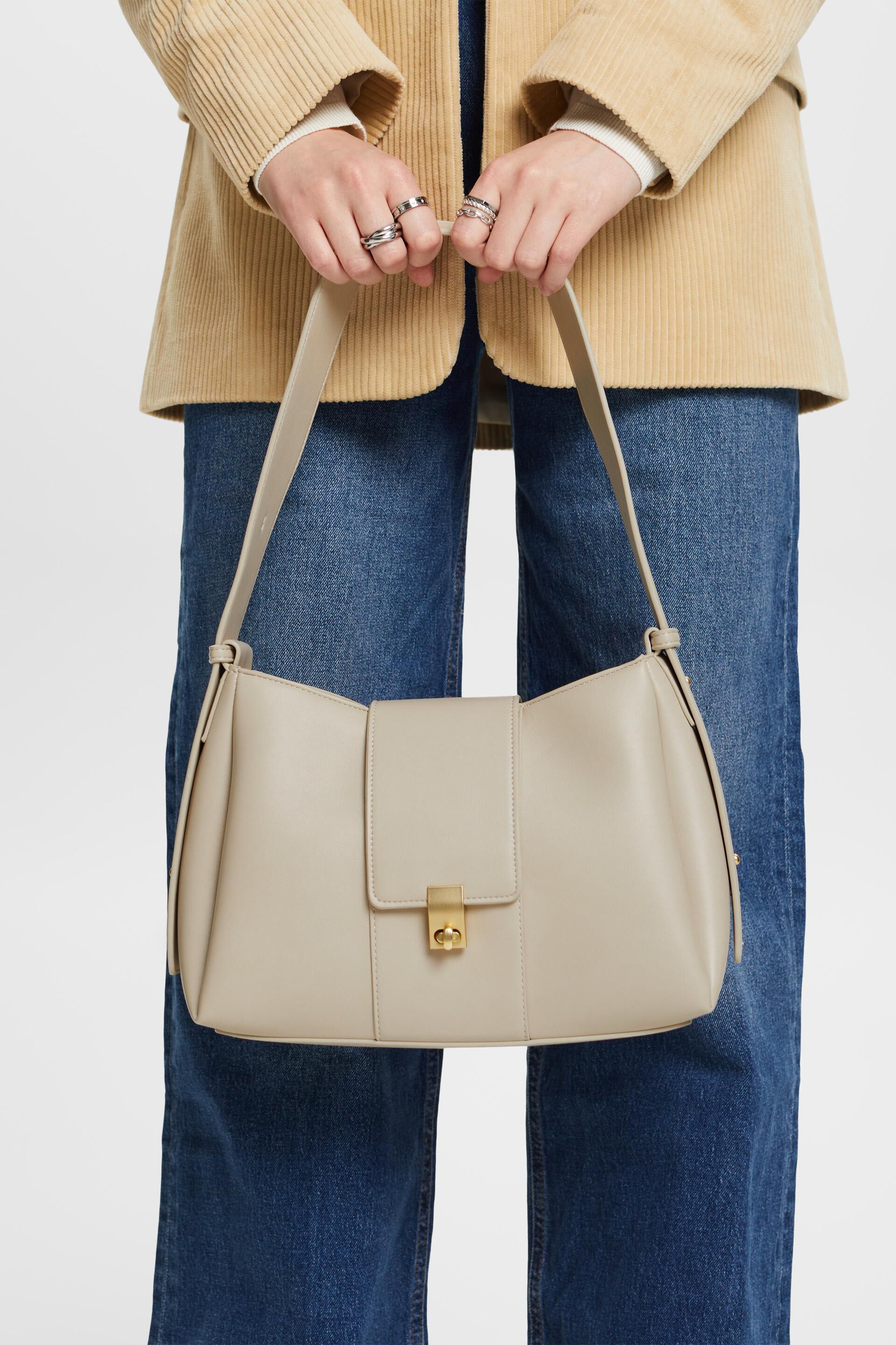 Sac bandoulière à fermoir tourniquet