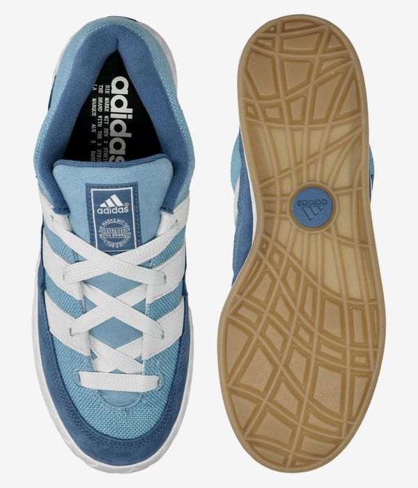 adidas Skateboarding Adimatic Schuh (blue white gum)