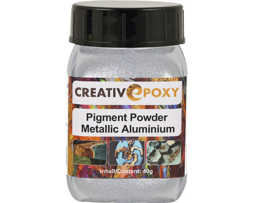 CreativEpoxy Pigmentpoeder voor giethars aluminium 40 g