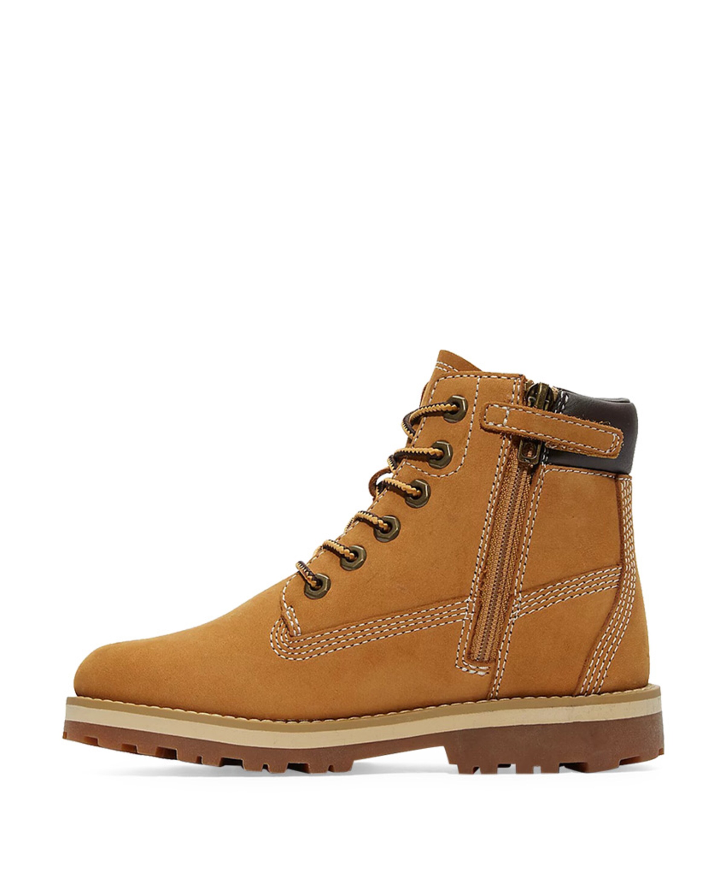 Timberland Courma Kid MID LACE UP BOOT jongens veterschoenen bruin
