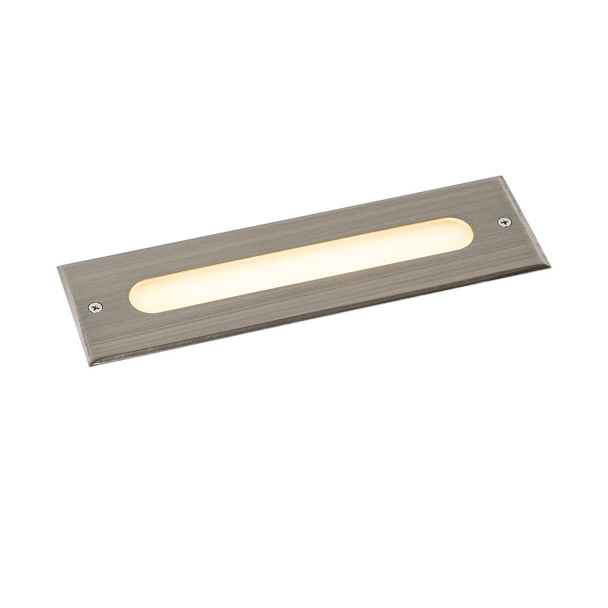 Moderne grondspot staal 30 cm incl. LED IP65 - Eline