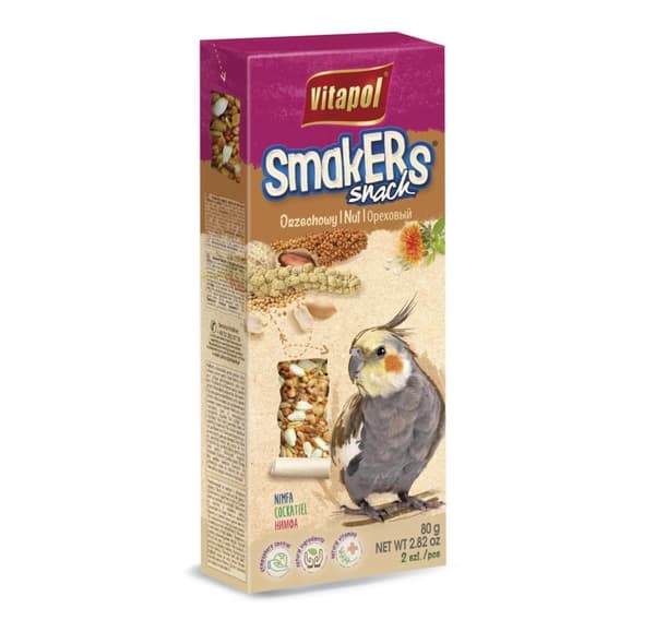 Godbit for cockatiel SMAKERS mutter 2stk 90g