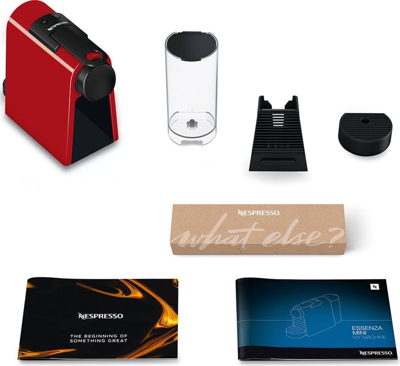DeLonghi - Nespresso Essenza Mini - Koffiezetapparaat - Rood