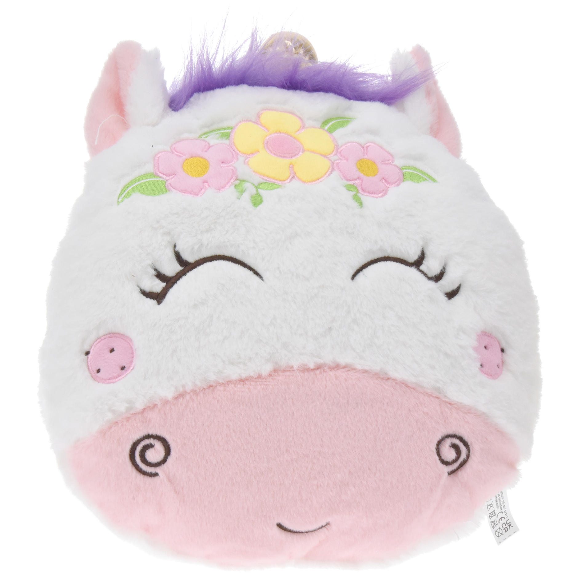 Plüschkissen - bunt - Einhorn