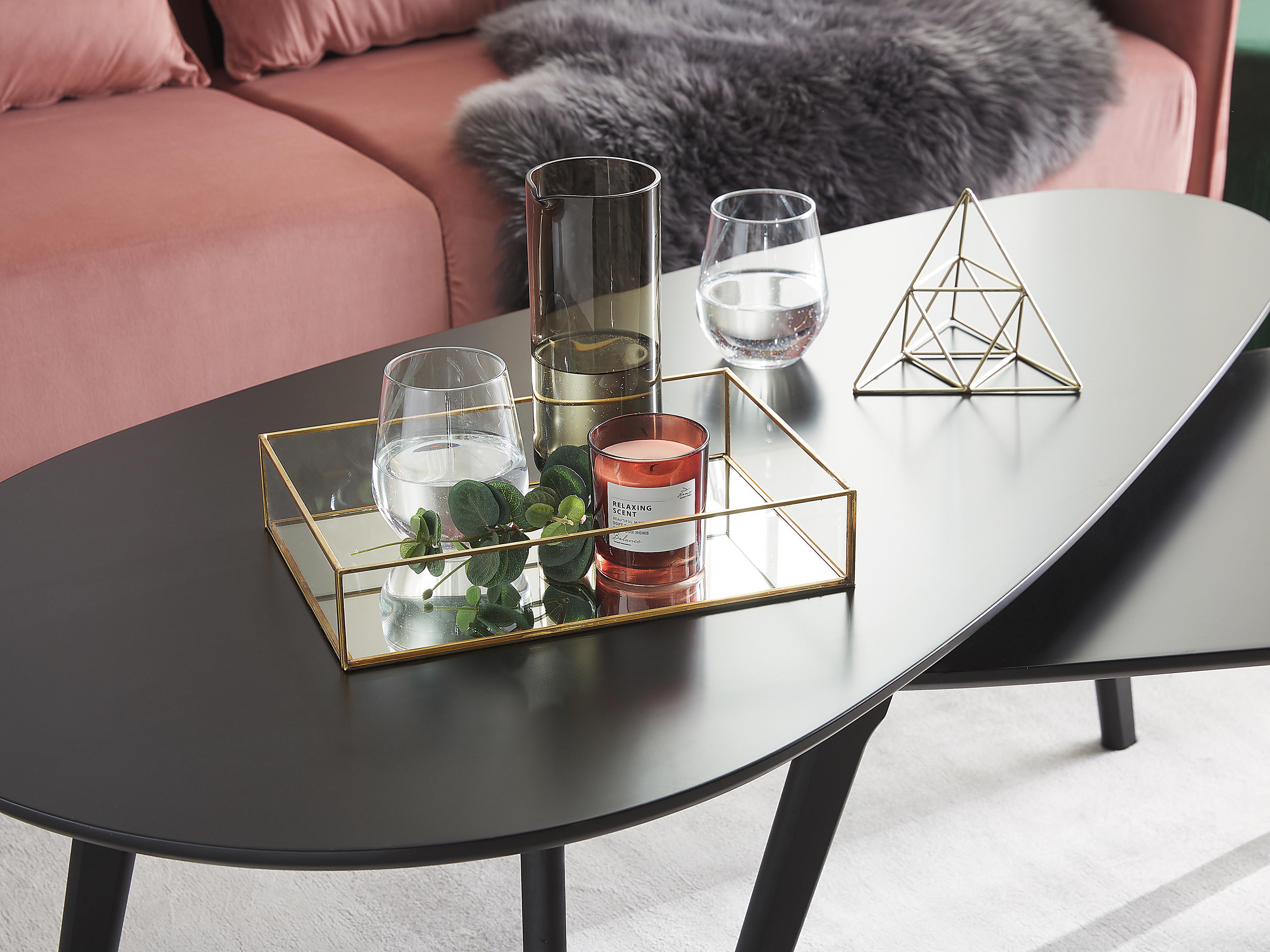 Decoratief dienblad GRENOBLE Glas Goud