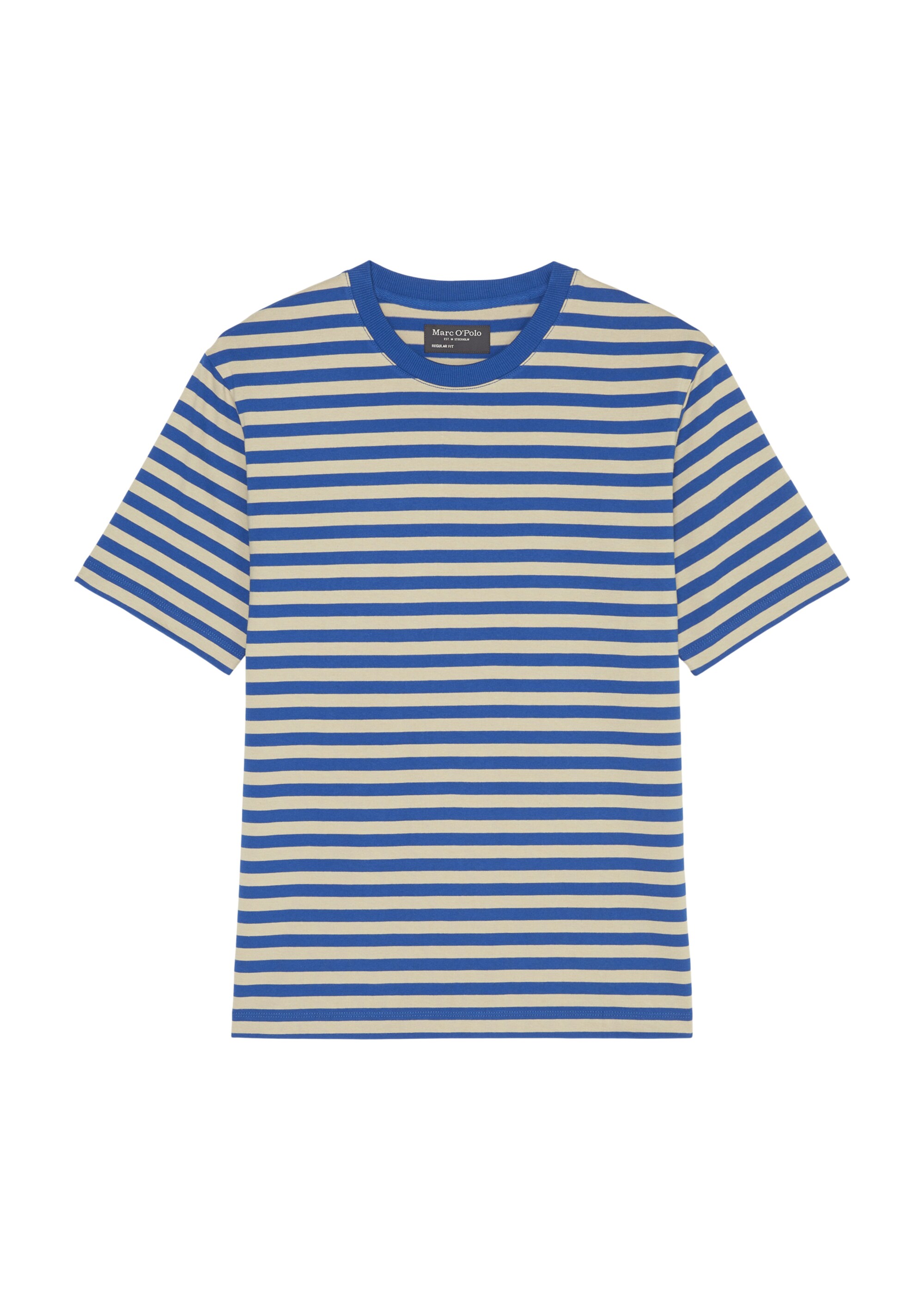 Gestreiftes T-Shirt regular in schwerer Heavy-Jersey-Qualität