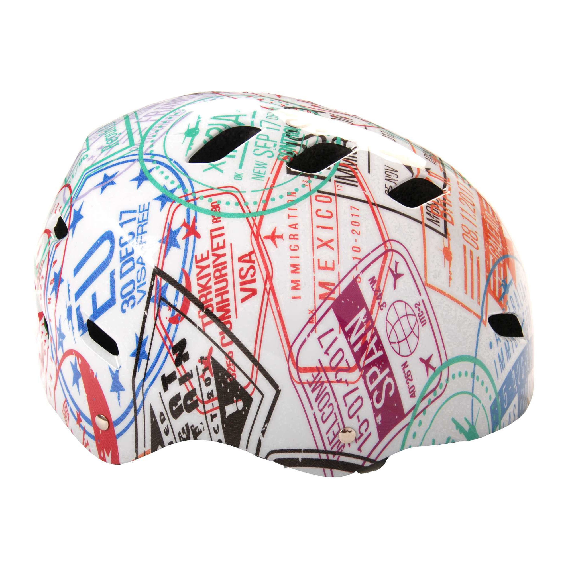 Capacete Criança Volare Viaja Pelo Mundo Tam. 55-57cm