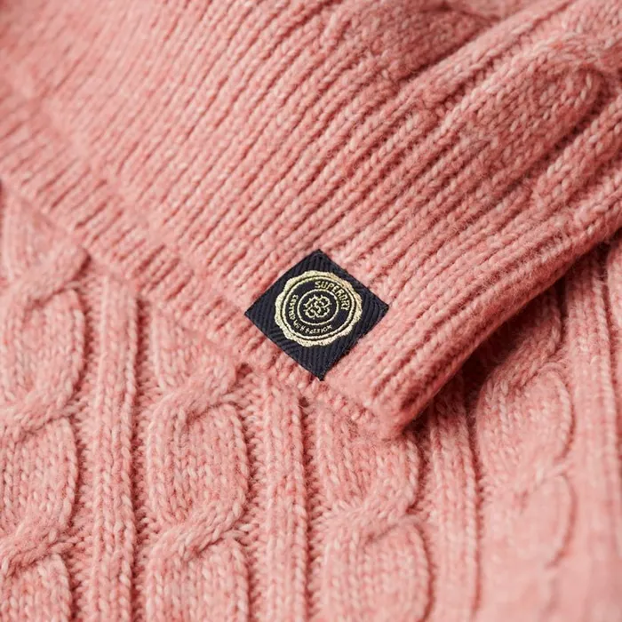 Superdry Cable Roll Neck Trui Dames
