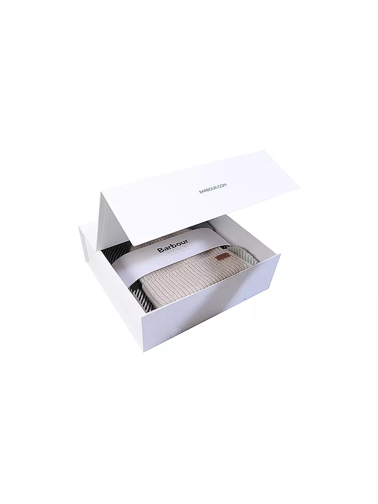BARBOUR Geschenkset Beanie und Schal PENDLE mint