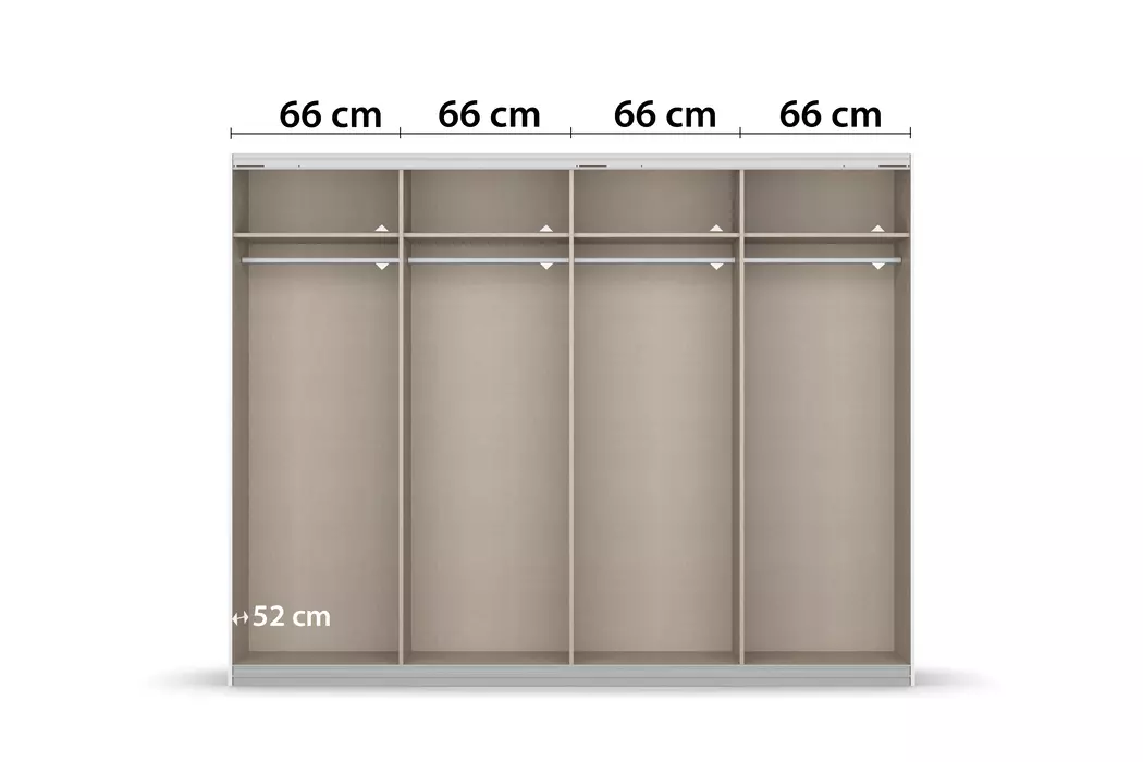 Schwebetürenschrank Syncrono 271 x 211 cm