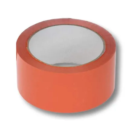DM Folien Paketklebeband 66 m x 50 mm, leise abrollend, orange, 1 Stück