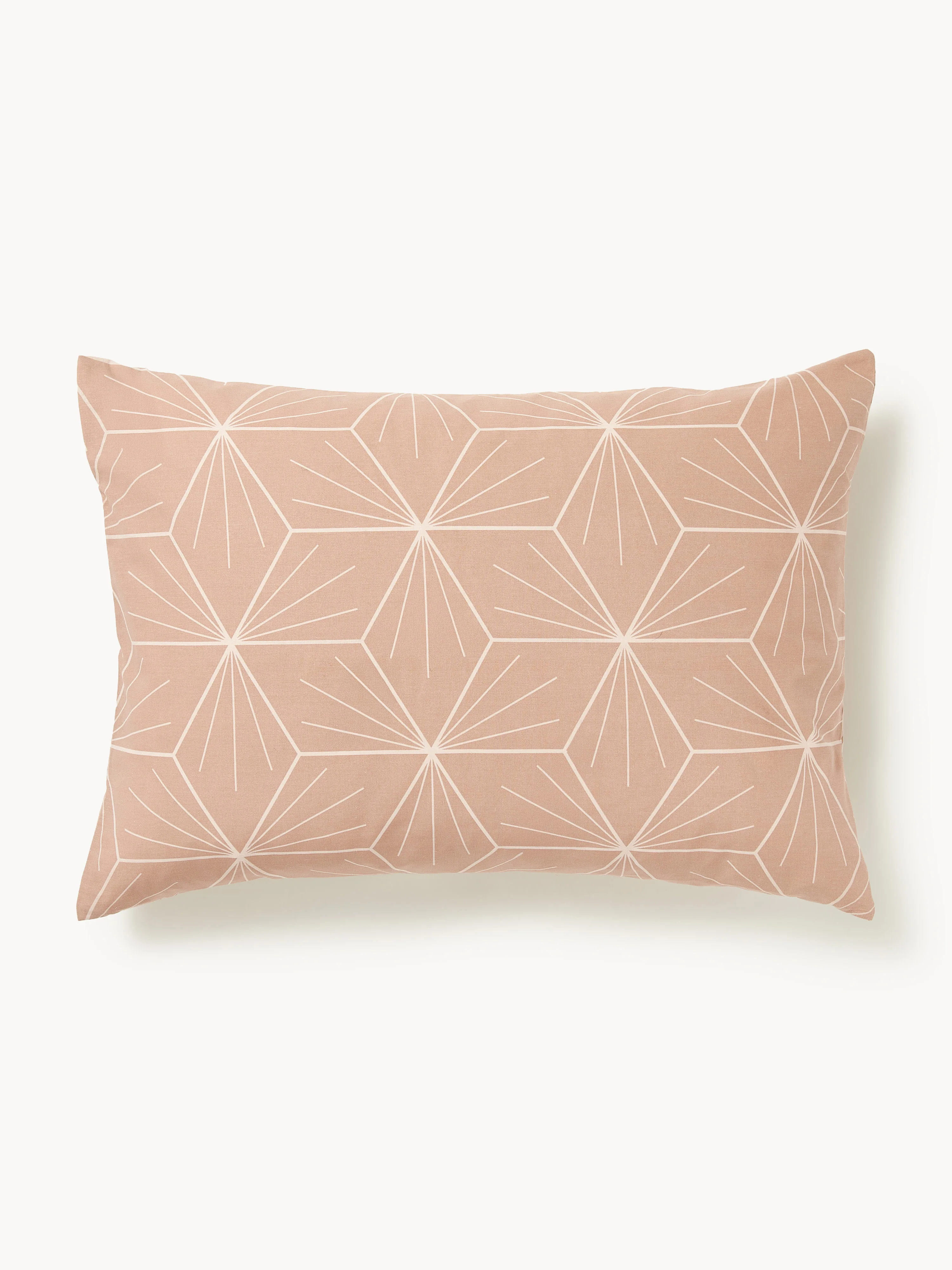 Dubbelzijdige kussenhoes Ilda met geometrische print