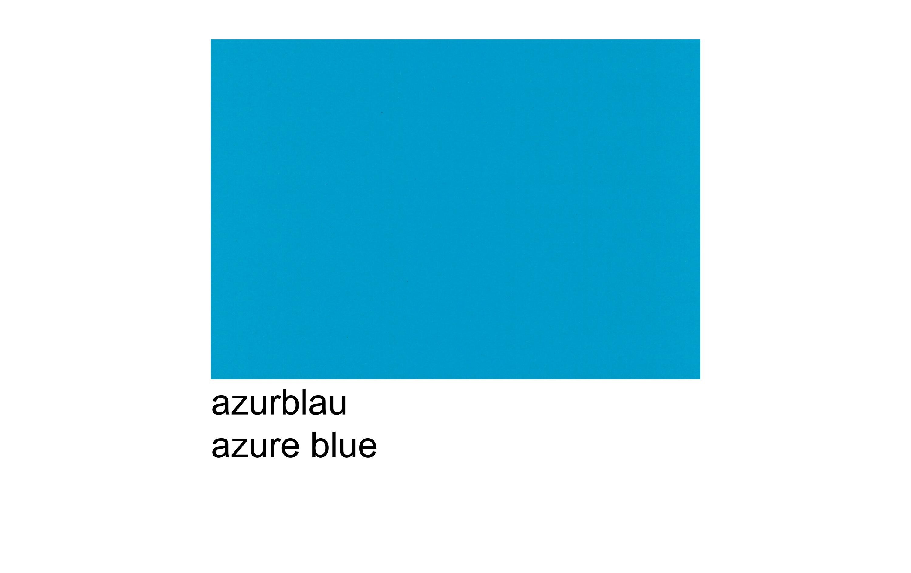 Tonzeichenpapier A3, 130 g/m², 100 Stück, AzurblauMattes Bastelpapier