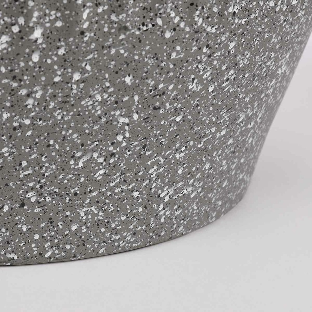 Mica decorations jardinière rio - 45x45x40 cm - pe - gris