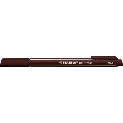 STABILO PointMax - Feutre d'écriture - pointe moyenne - marron