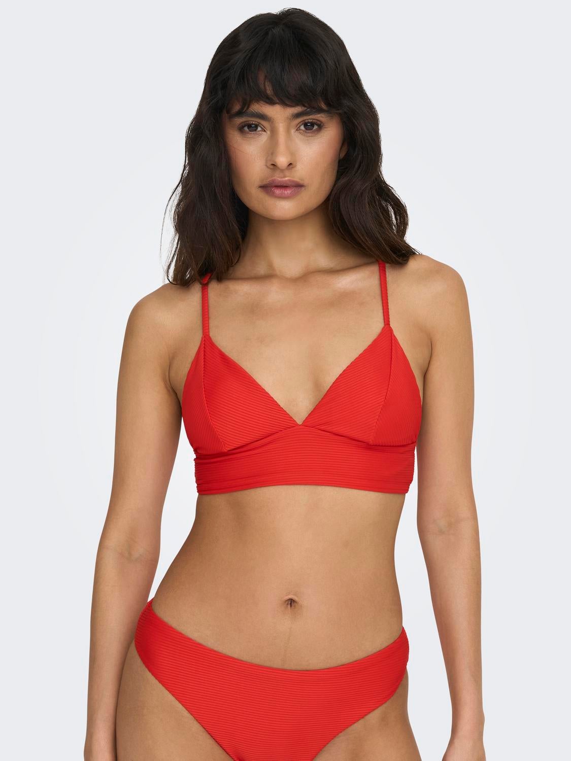 ONLBOBBY Bikini Set Fiery Red
