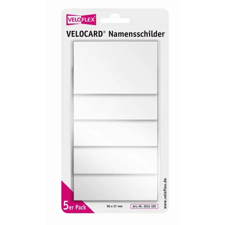 Veloflex Namensschild VELOCARD 90 x 57