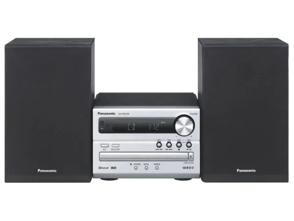 Panasonic SC-PM250 - Mikrosystem - 20 Watt (Total) - sølv