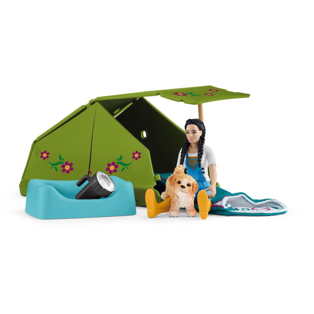 Køb Schleich Pocket Set Campingeventyr Med Kim