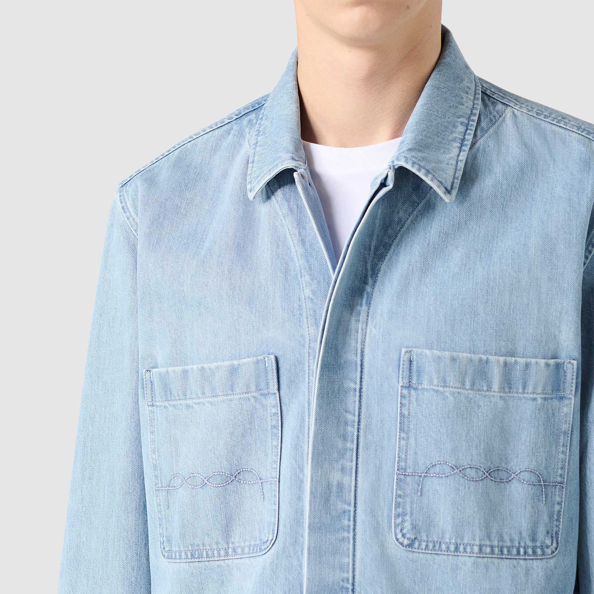 Surchemise De Travail En Denim