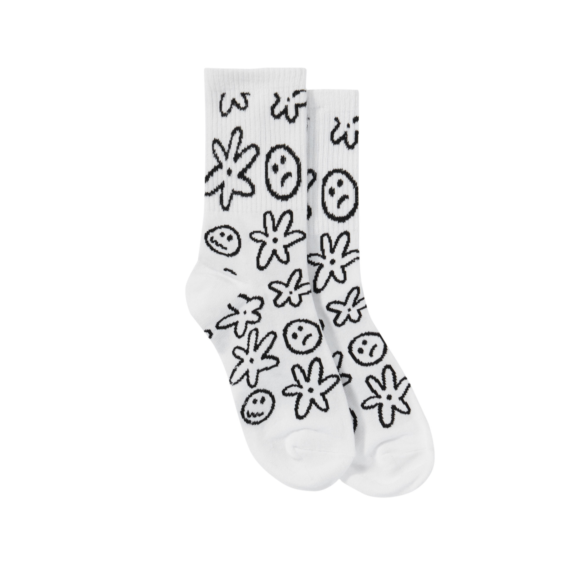 Chaussettes à motifs smiley