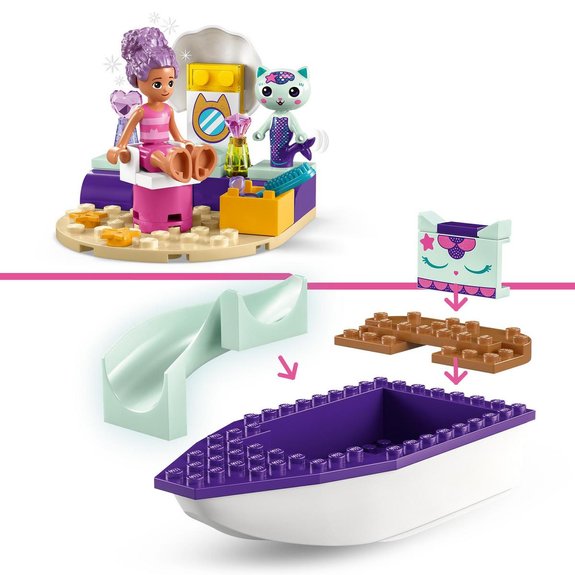Bateau et spa de Gabby et Marine - Lego Gabby 10786
