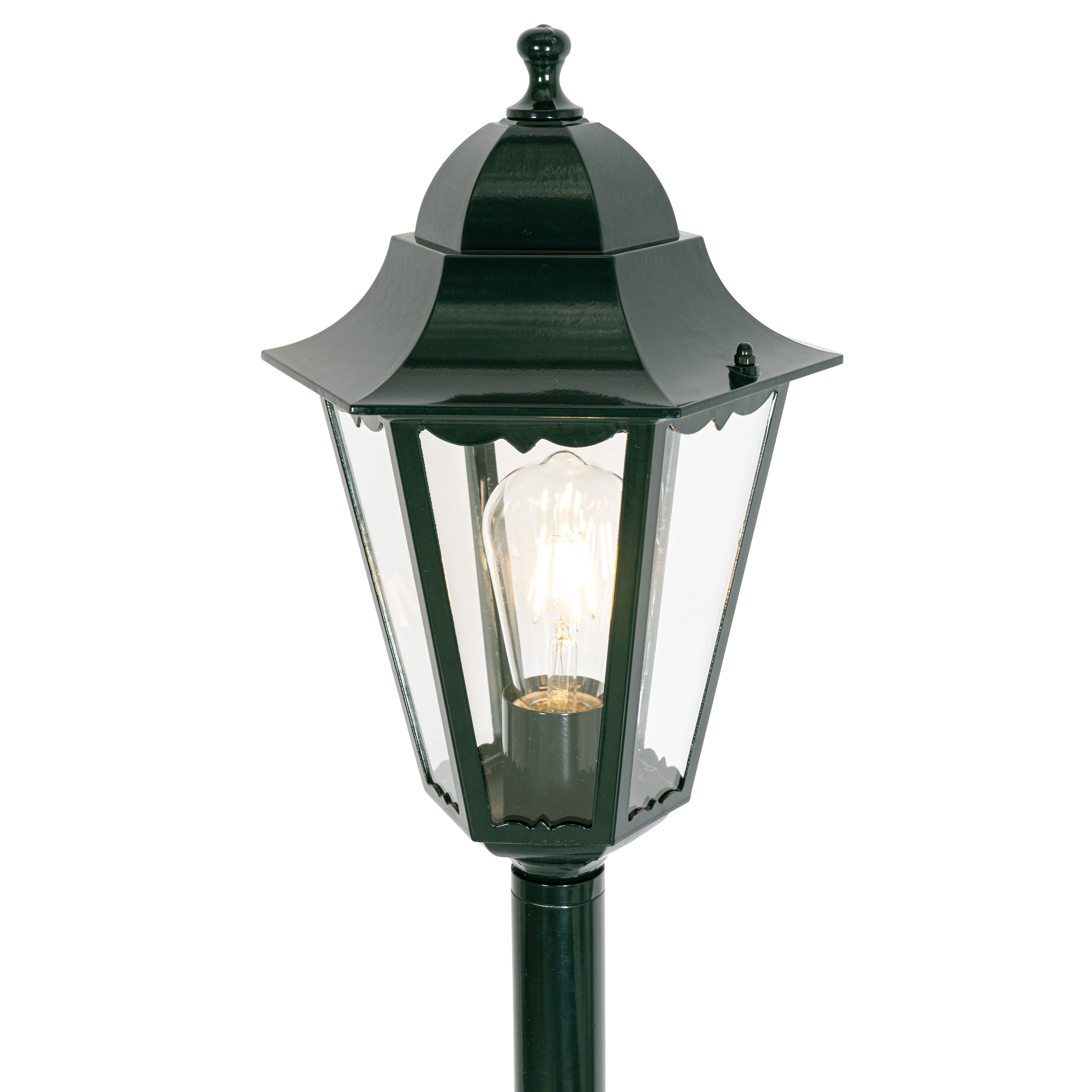 Klassieke staande buitenlamp donker groen 125 cm IP44 - New Orleans