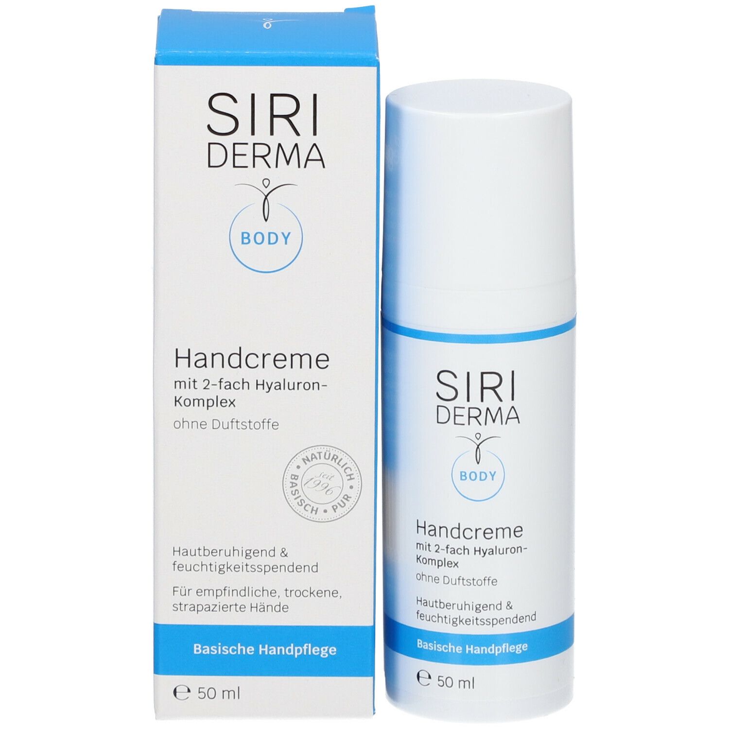 SIRIDERMA Handcreme ohne Duftstoffe