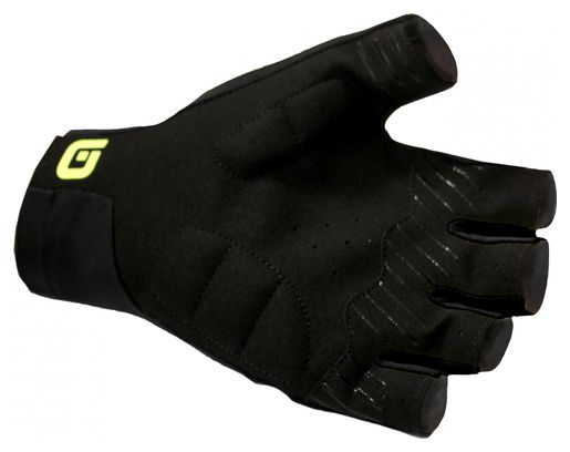 Gants Courts Alé Velocissimo Noir/Jaune Fluo