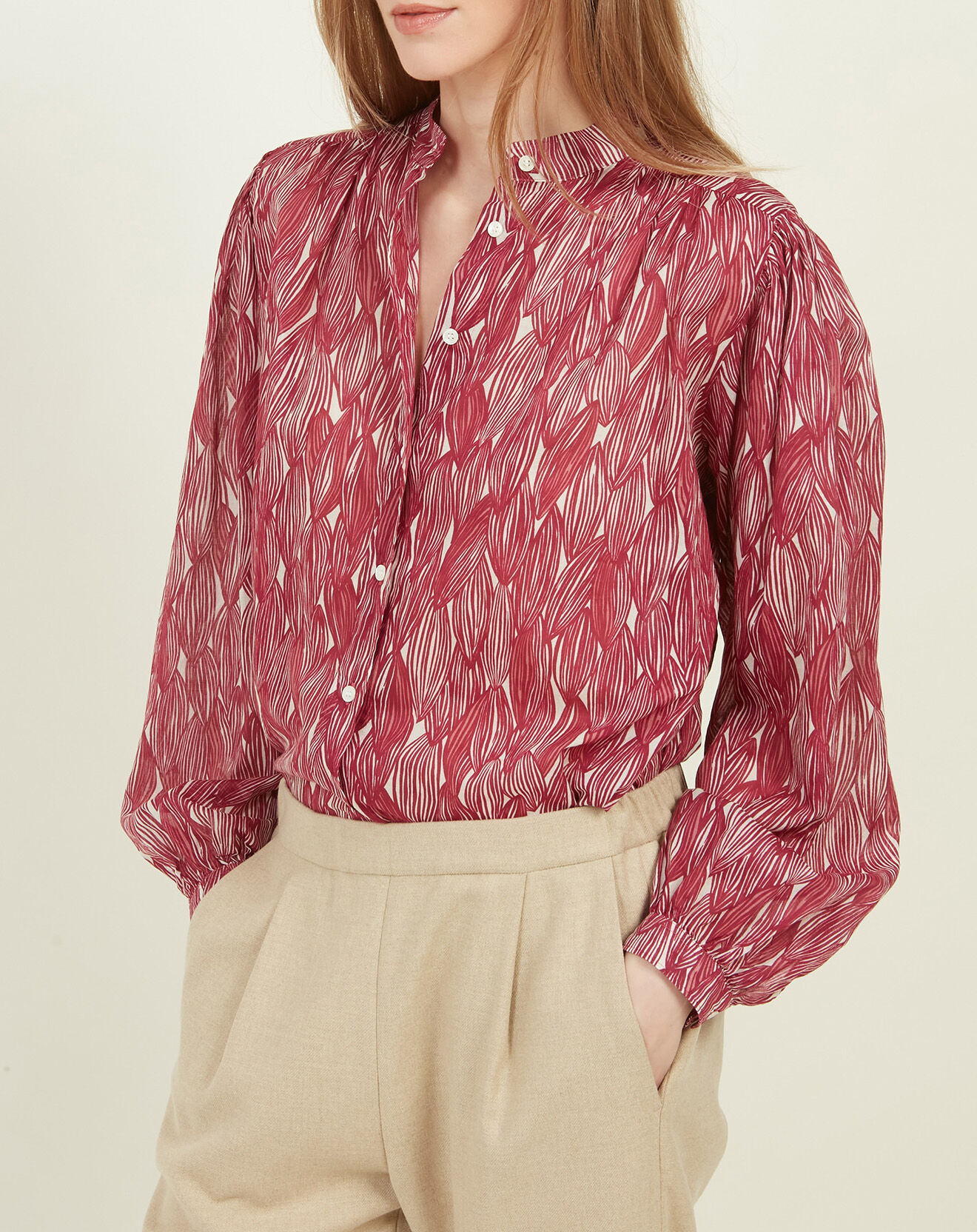 Hartford Chemise Clara magenta