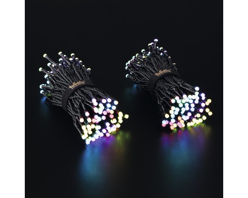 Twinkly LED-lichtsnoer Generatie II, 400 LED's, veelkleurig en warmwit licht, inclusief app-bediening