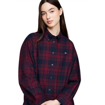 Chemise à manches longues femme Tjw Rlx Tartan Check TOMMY HILFIGER