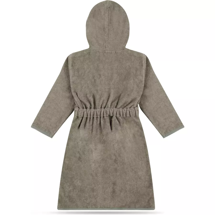 normani Kinder Bademantel aus Bio-Baumwolle Ljubljana Beige