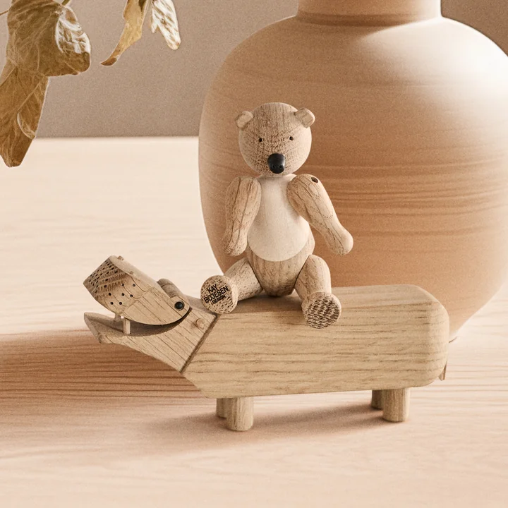 Kay Bojesen - Holz-Bär, Lilliput, H 9,5 cm
