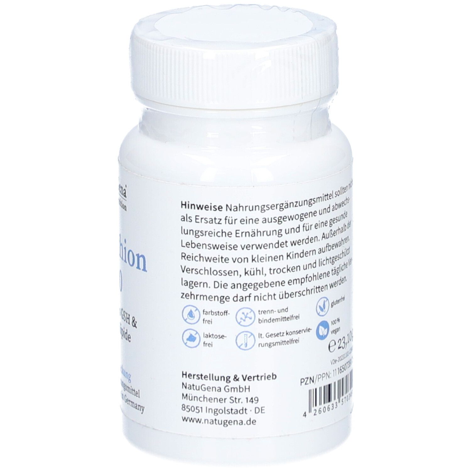 NatuGena® Glutathion 500 Kapseln
