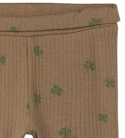 Name It Leggings - Rib - NbmNoellus - Walnuss