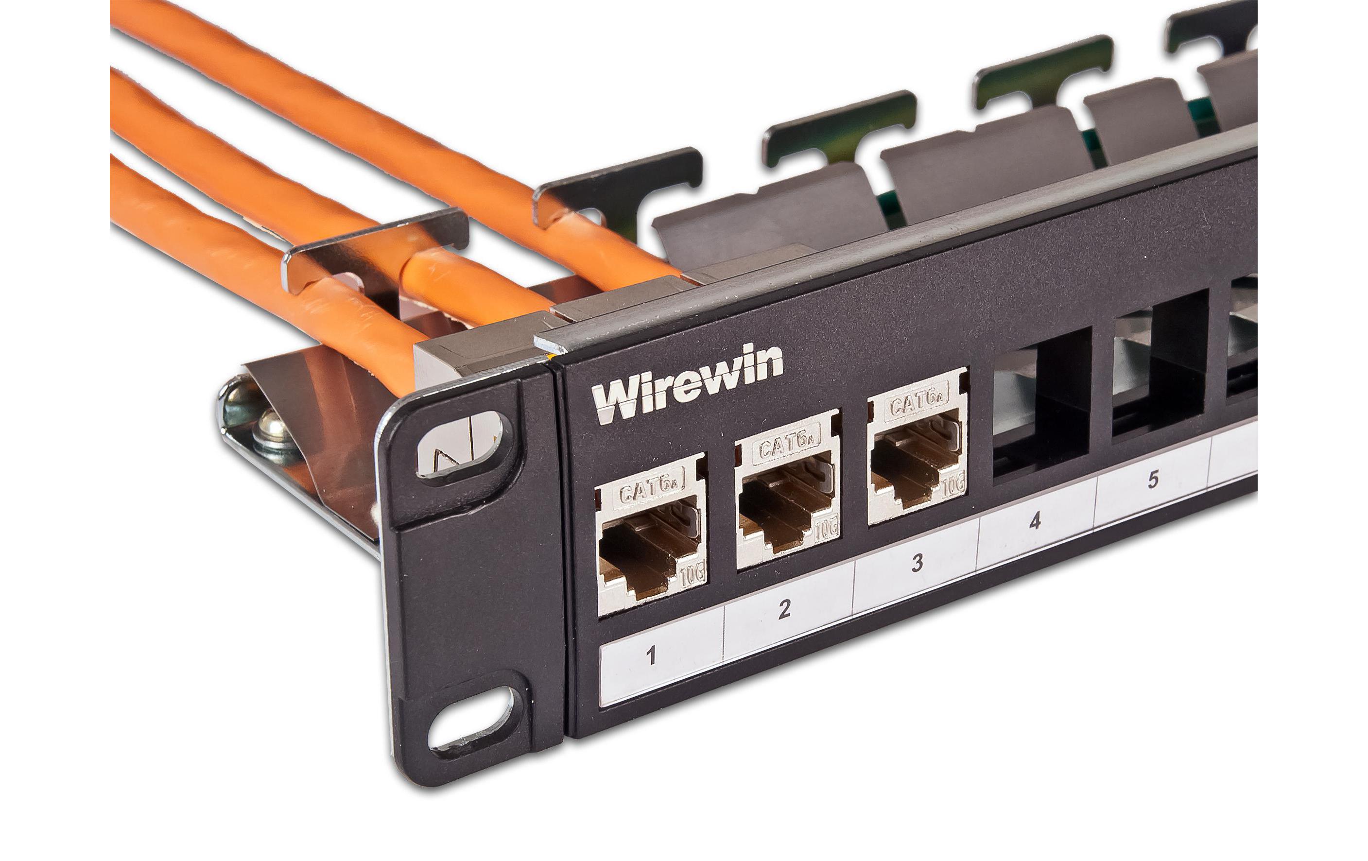 Keystone-Modul Cat.6A STP EA 12 StückCat.6A 10Gbps Keystone Modul zum Netzwerkkabelanschluss - 12 Stück