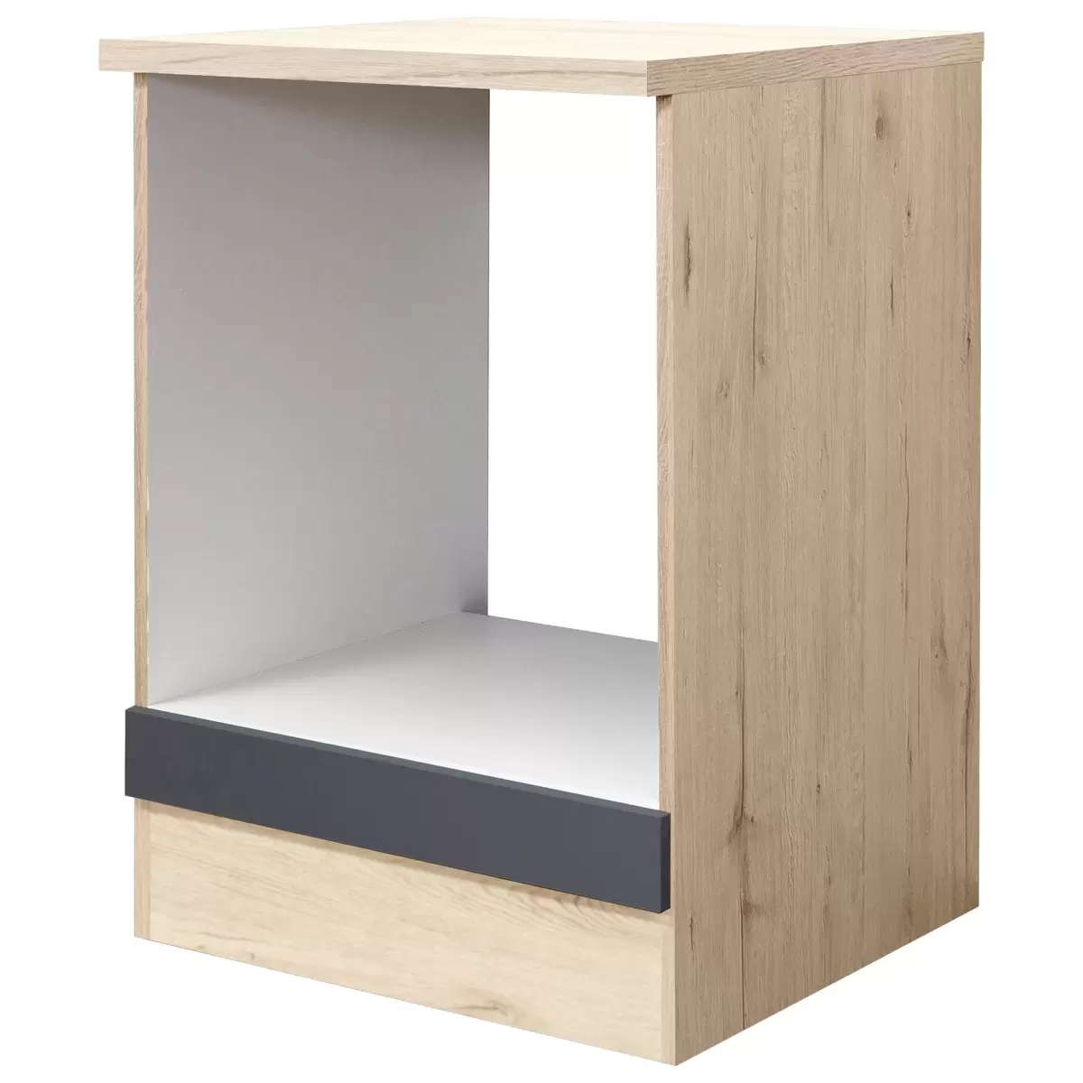 Herdumbauschrank Shadow grau,Eiche
