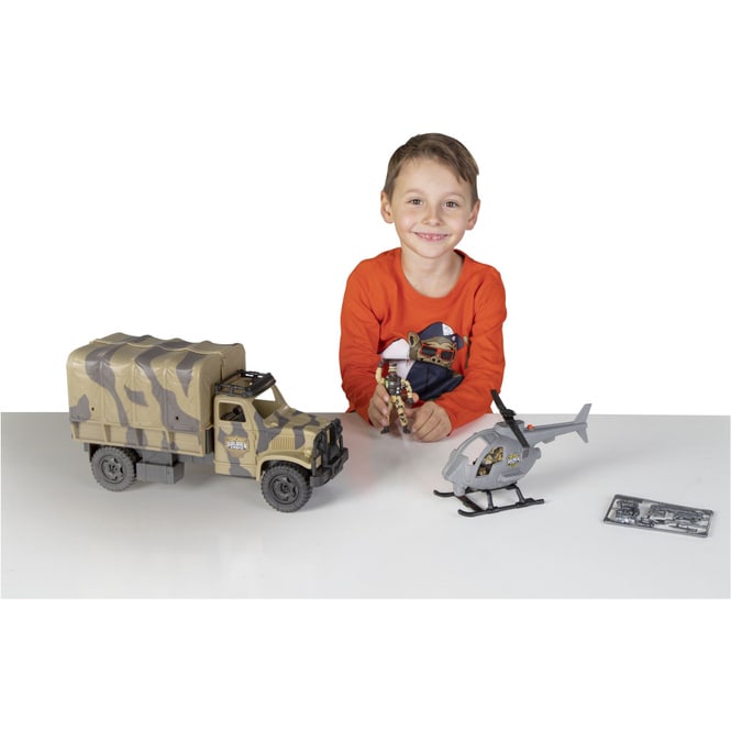Besttoy - Militär Set - Soldier Force 10 - Hubschrauber & LKW