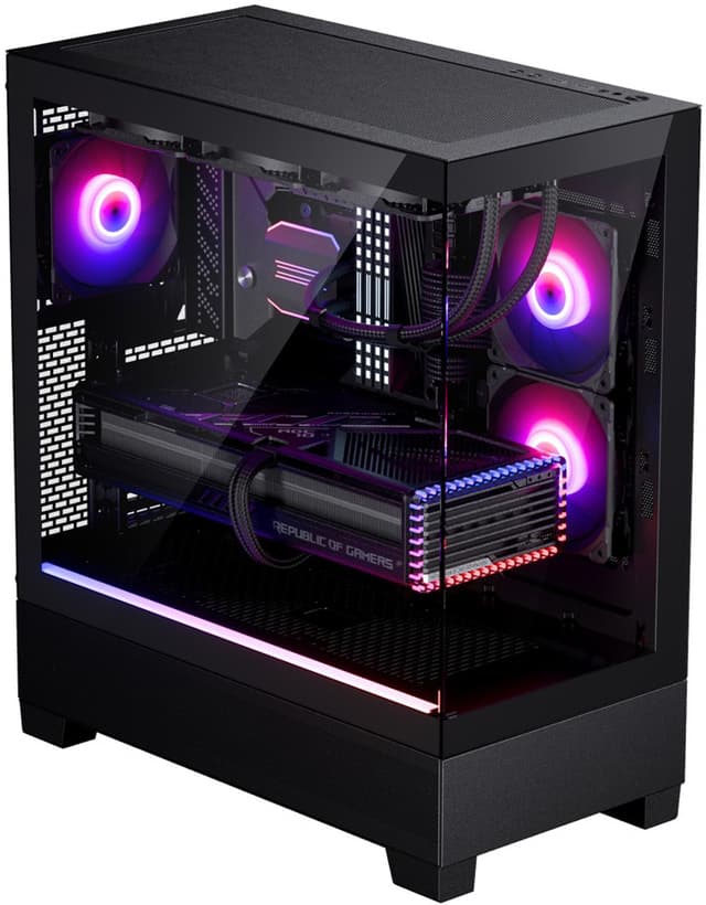 Phanteks XT View PC-kabinet (sort)