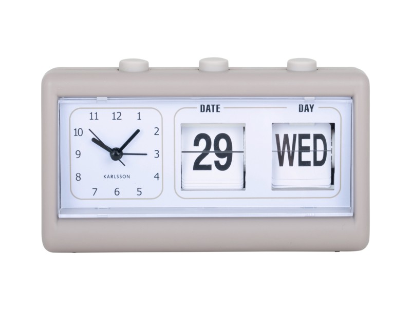 Alarm Clock Data Flip KA5941BB Bright blue