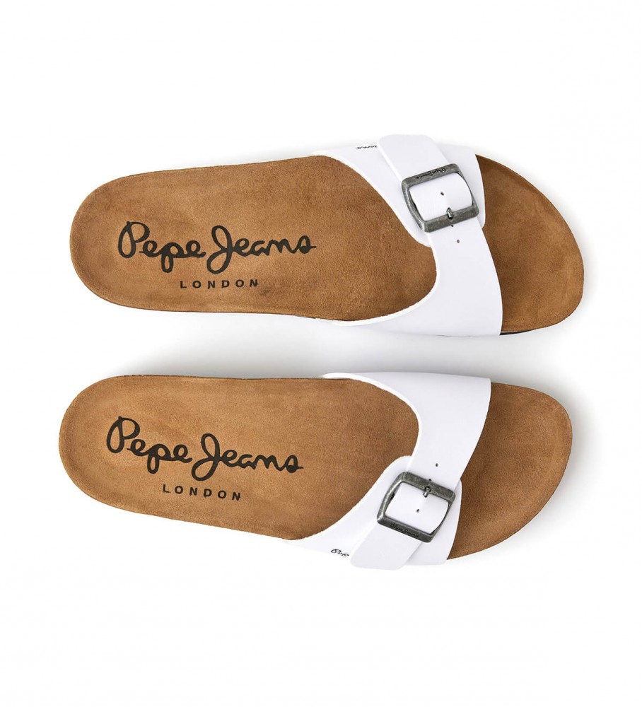 Sandálias Pepe Jeans Bio Single Champion, brancas