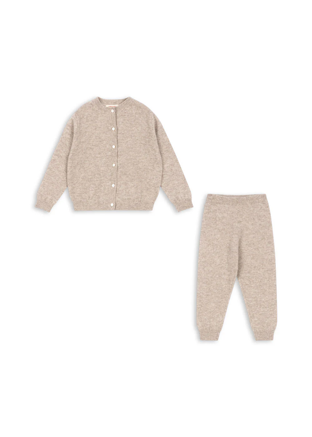 dio cashmere sæt - CAMEL MELANGE - 18M