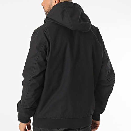 Veste Bomber Canvas A6SRZ Noir