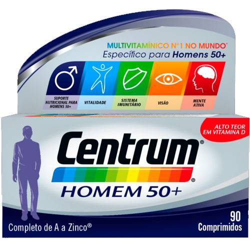 Centrum Homem 50  90 Comprimidos